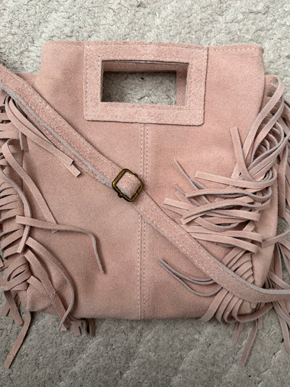 Sac Cuir Daim Rose