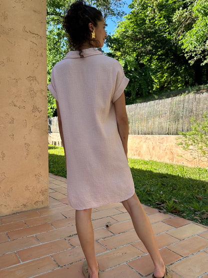 Robe Chemise Rose pastel