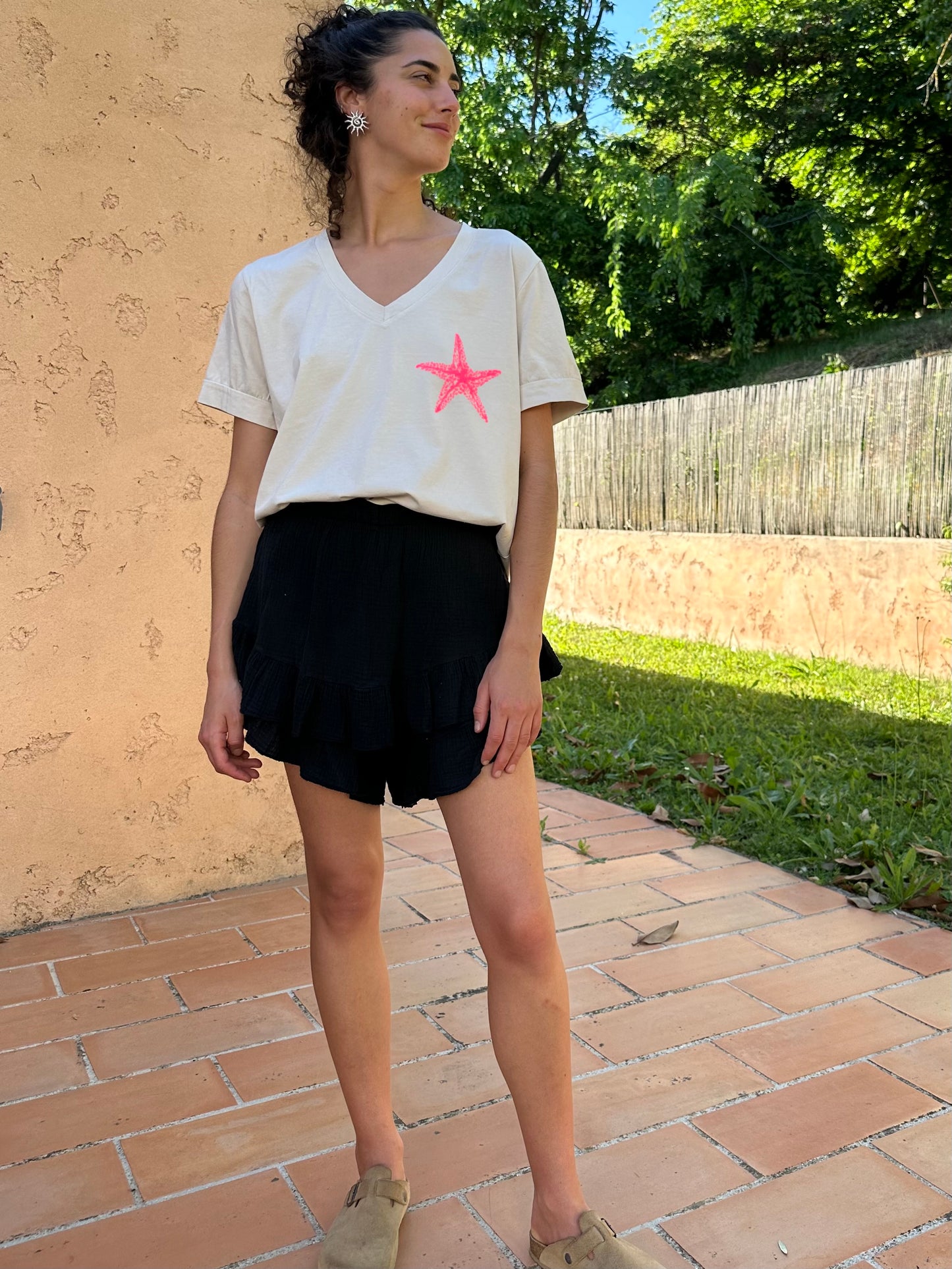 Tee shirt Ciao Bella Beige