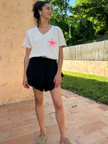 Tee shirt Ciao Bella Beige