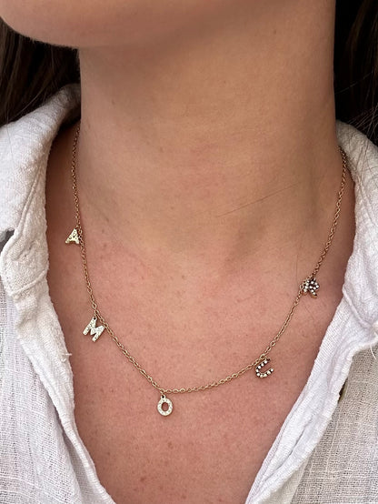 Collier Amour Brillant Doré
