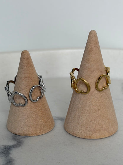 Bague Coeur brillant
