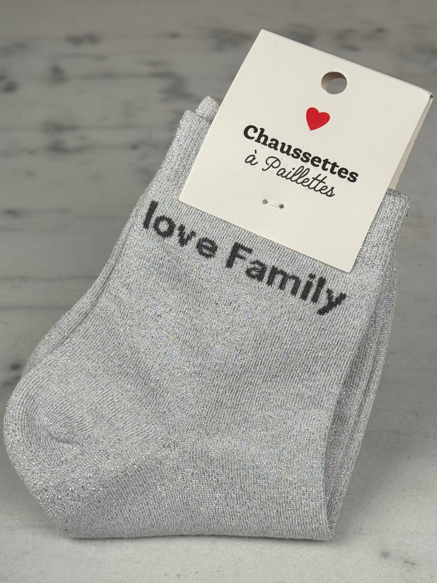 Chaussette « Love family »