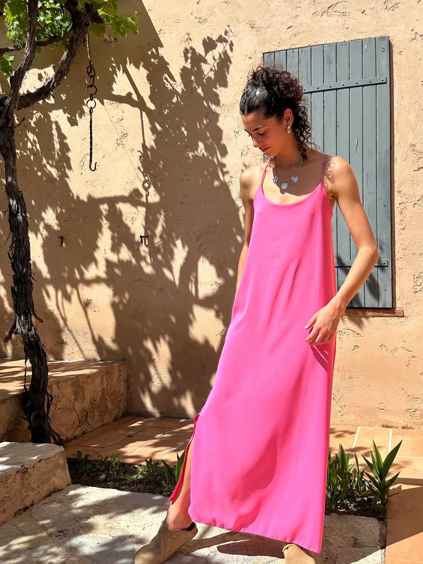 Robe Rose fluide