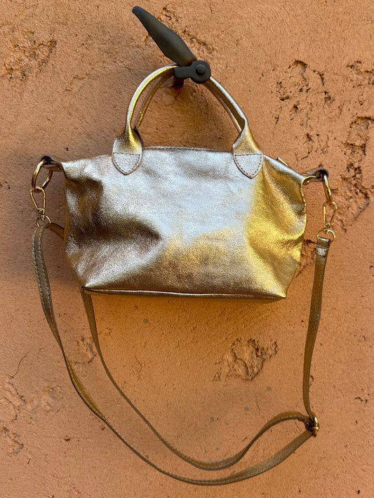 Sac Cuir Or