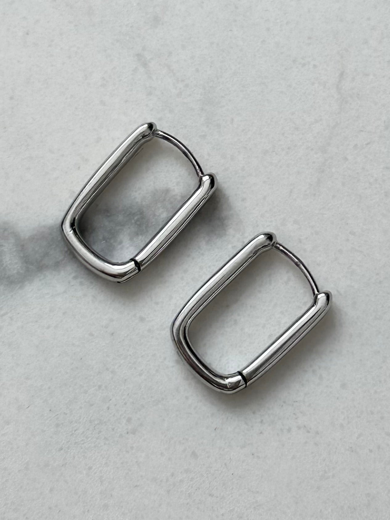 Boucles d'oreilles argenté