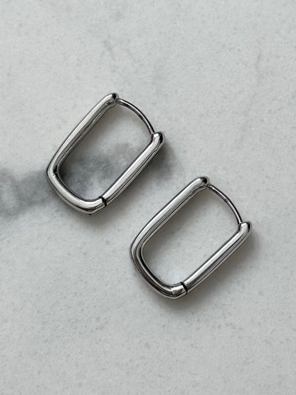 Boucles d'oreilles argenté