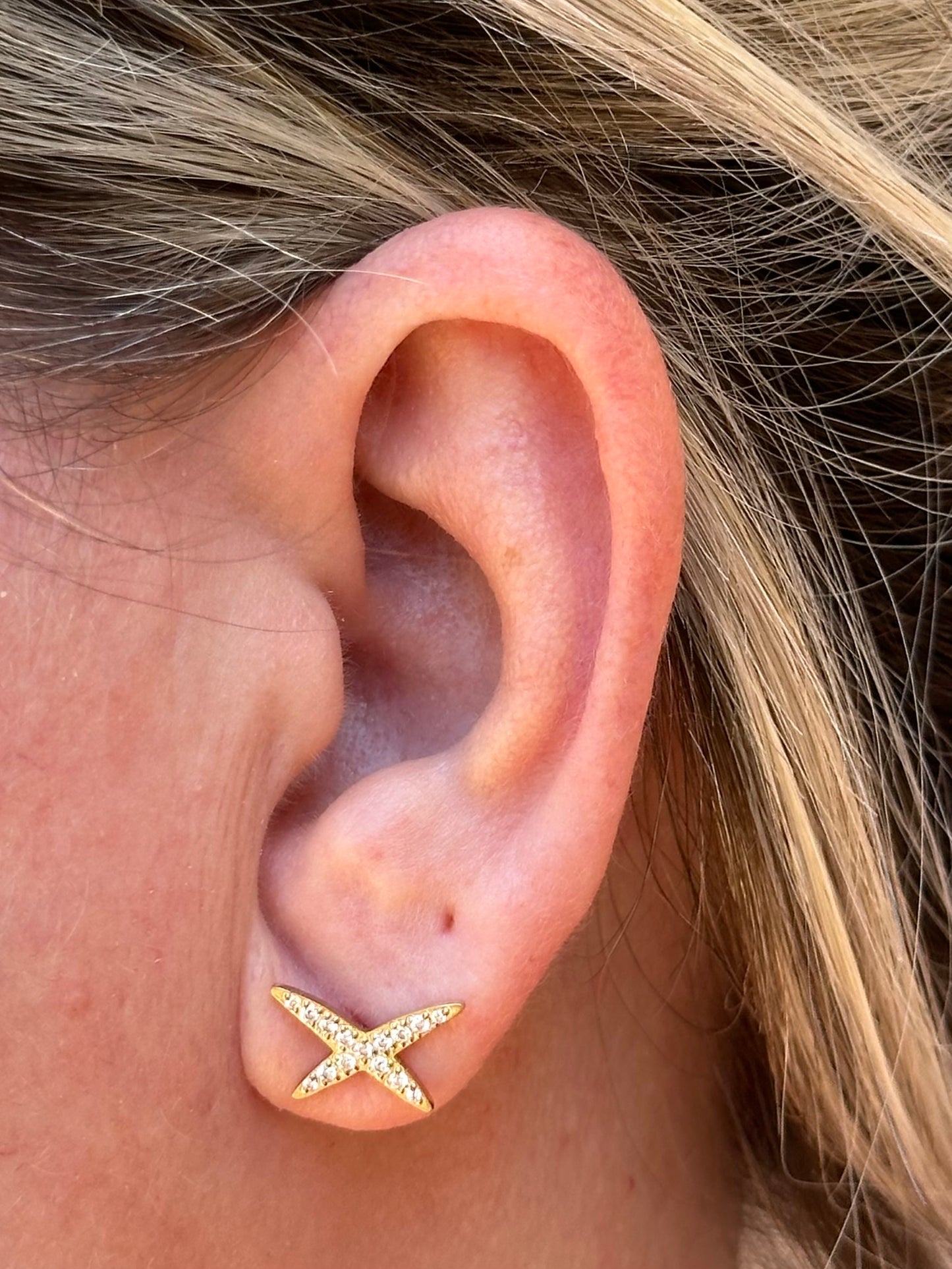 Boucles d'oreilles Célia doré