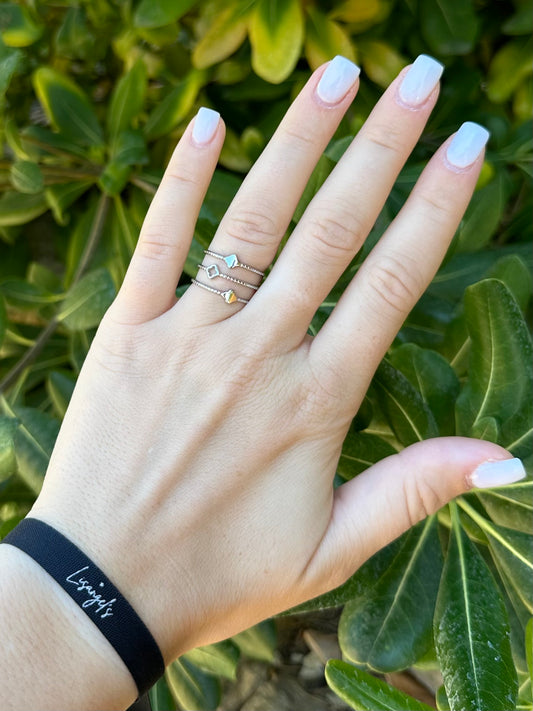 Bague Cyrielle argenté