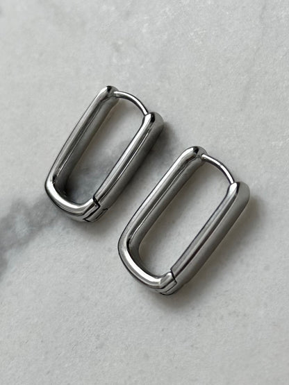 Boucles d'oreilles argenté
