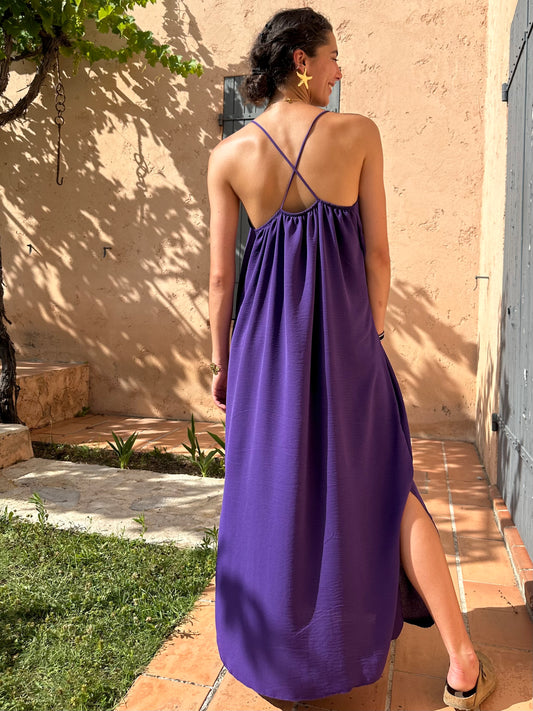 Robe Violette fluide
