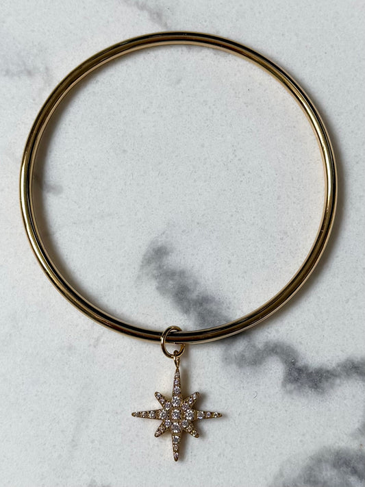 Jonc Étoile filante doré brillant