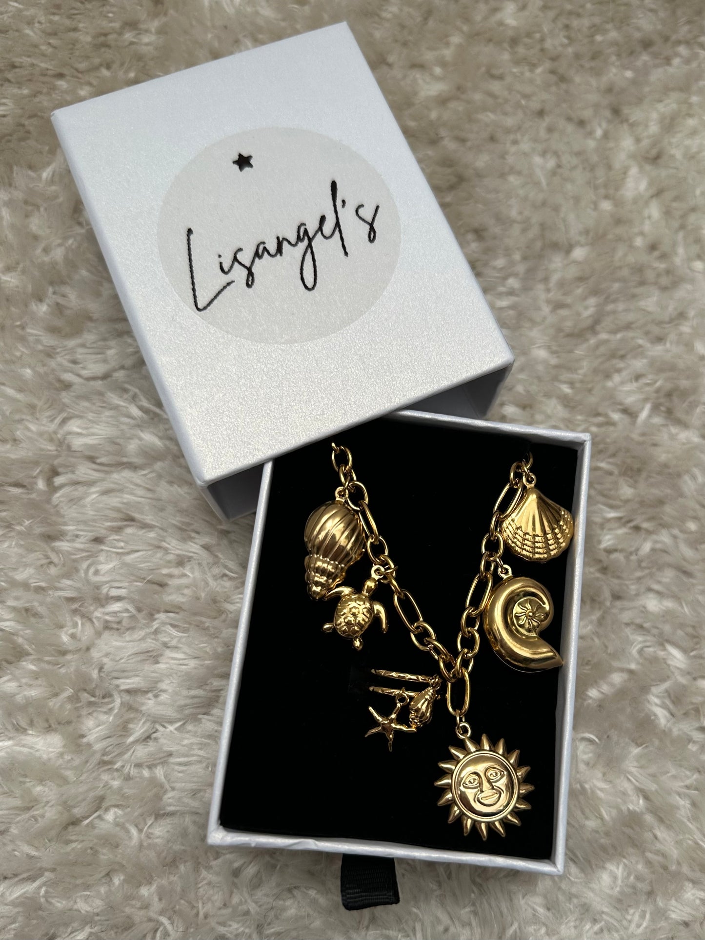 Coffret Amandine doré