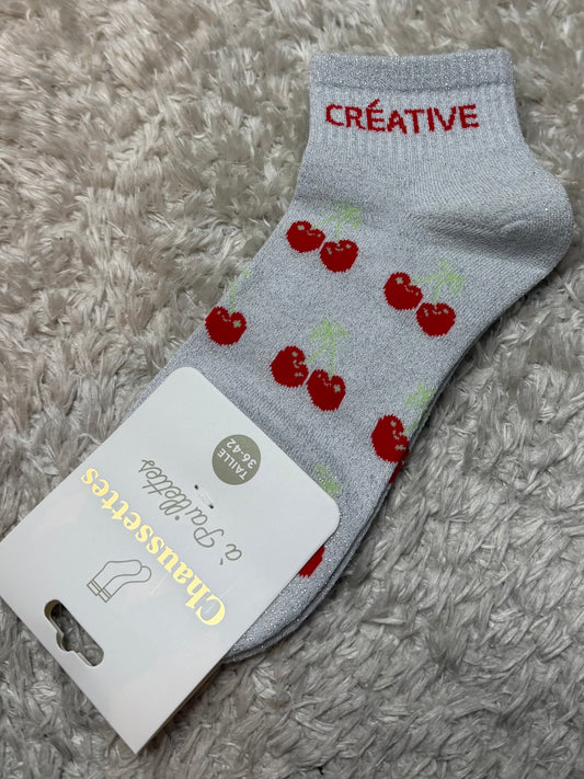 Chaussette « Créative » brillante
