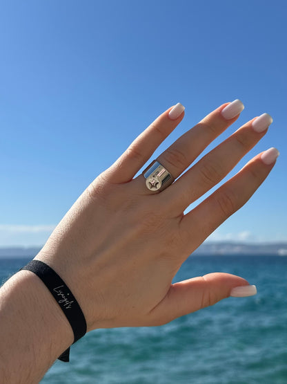 Bague Victoire Argenté