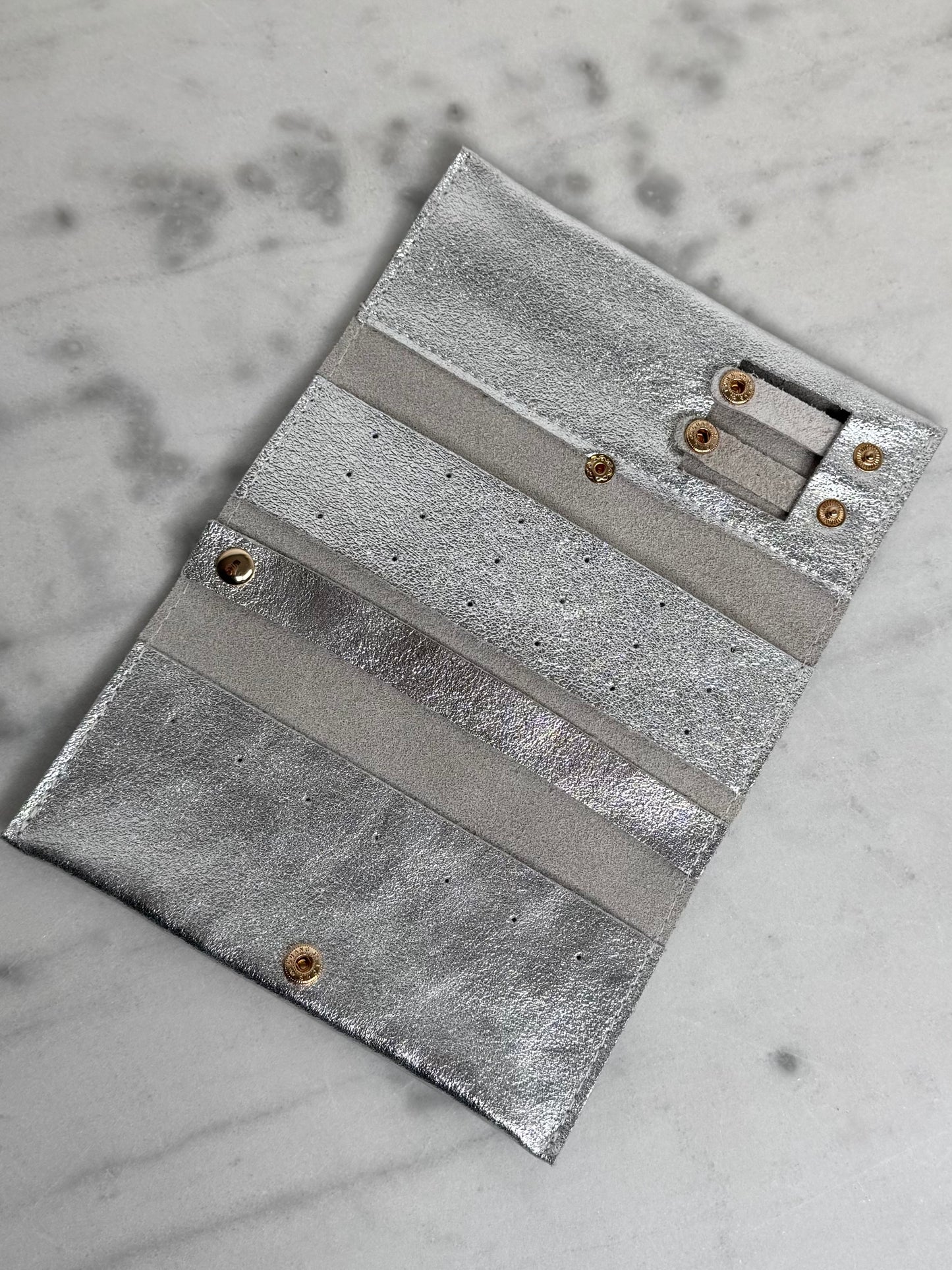Pochette bijoux Argenté