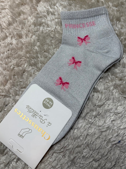 Chaussette « Princesse » brillante