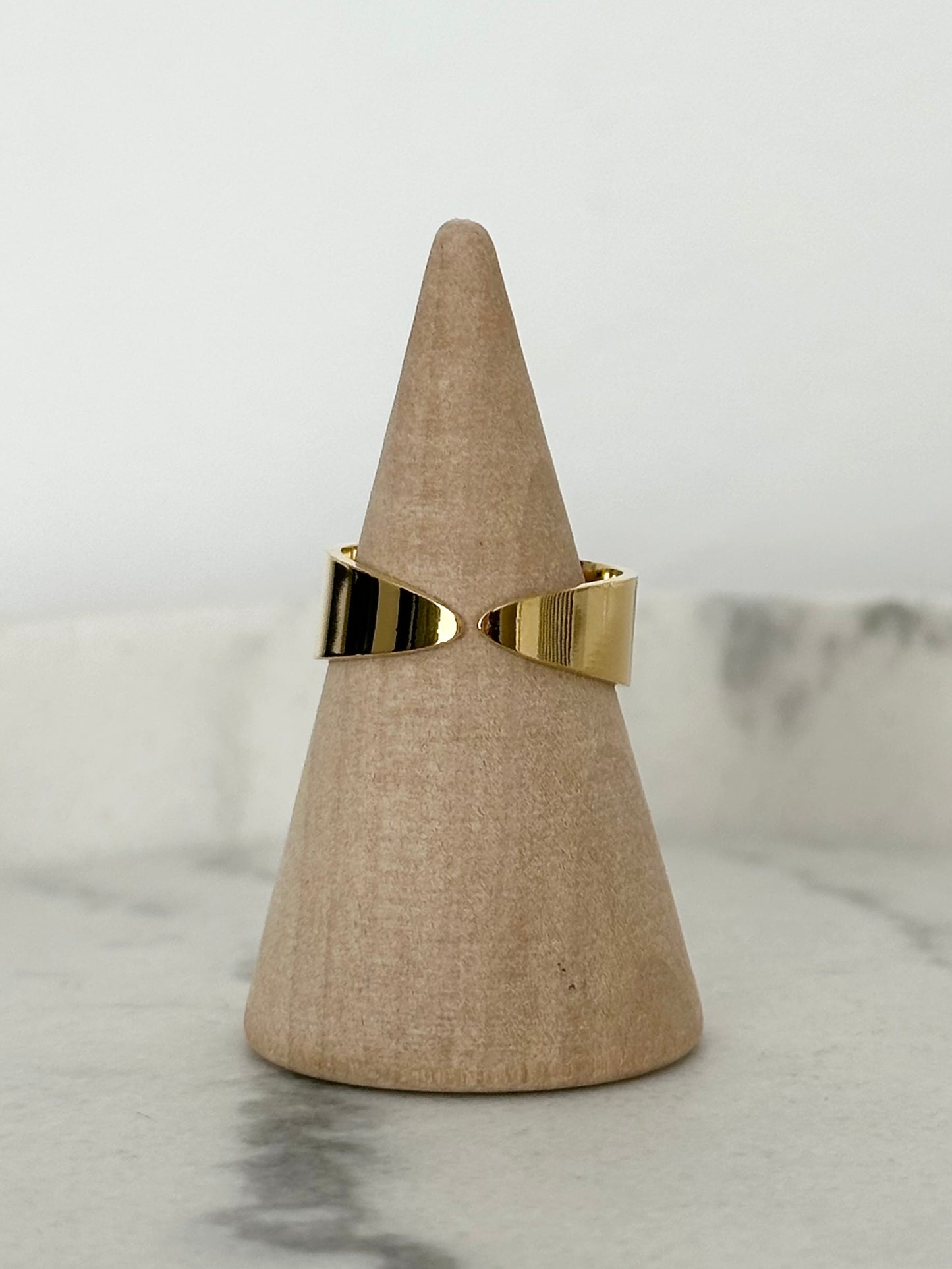 Bague Clé Doré