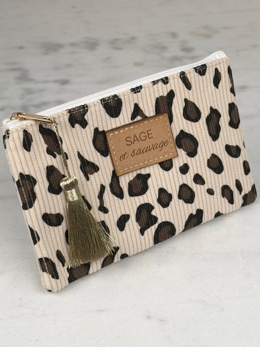 Pochette « Sage & sauvage » Beige