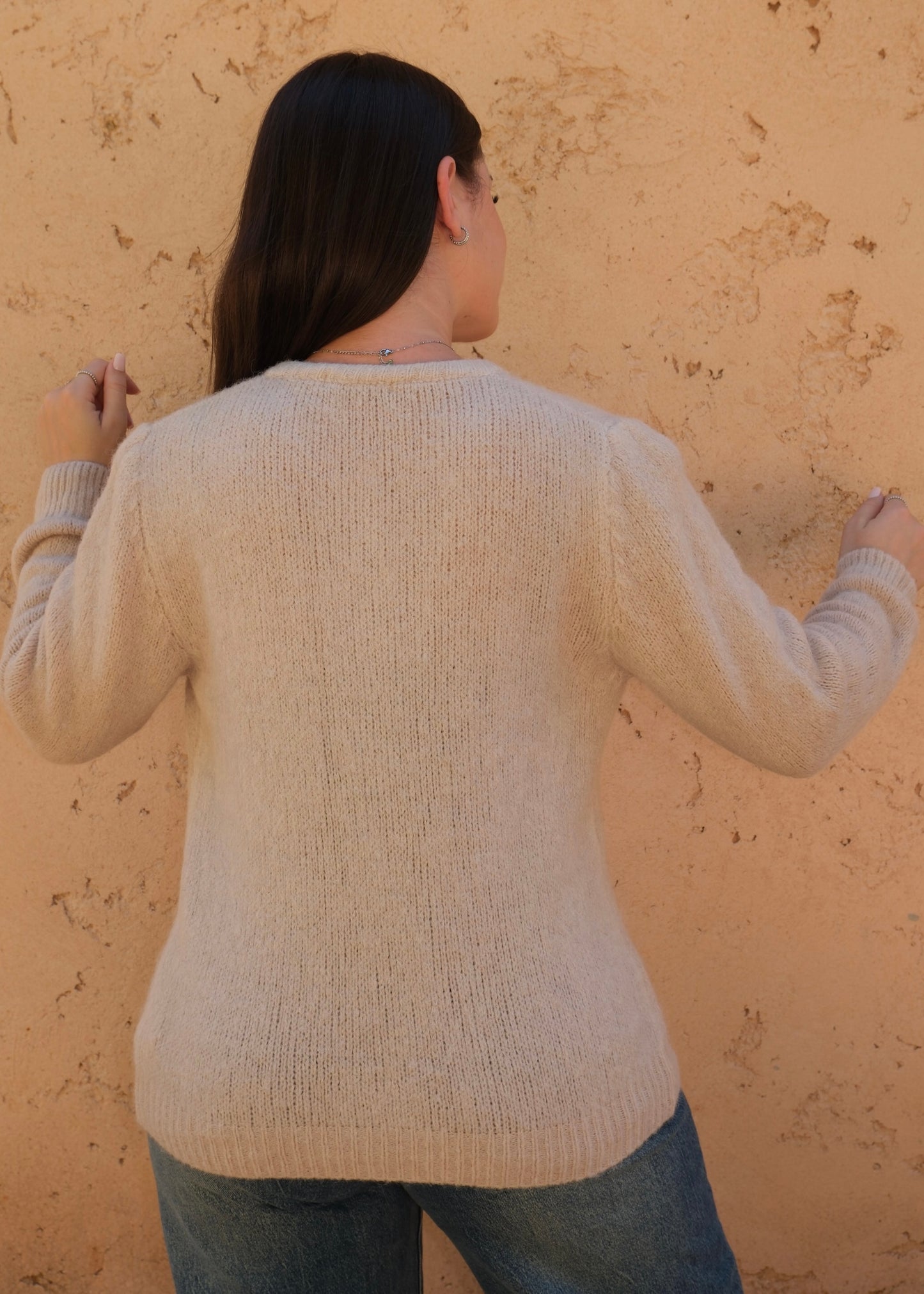 Pull gilet Beige