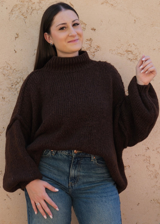 Pull Marron chocolat