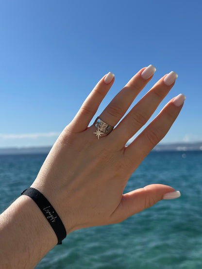 Bague Étoile Filante Argenté