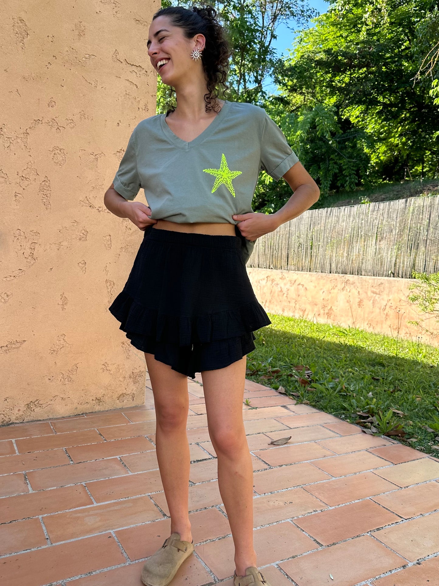 Jupe short Noire