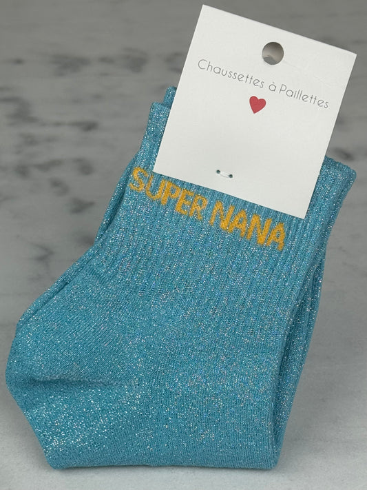 Chaussette « Super nana »
