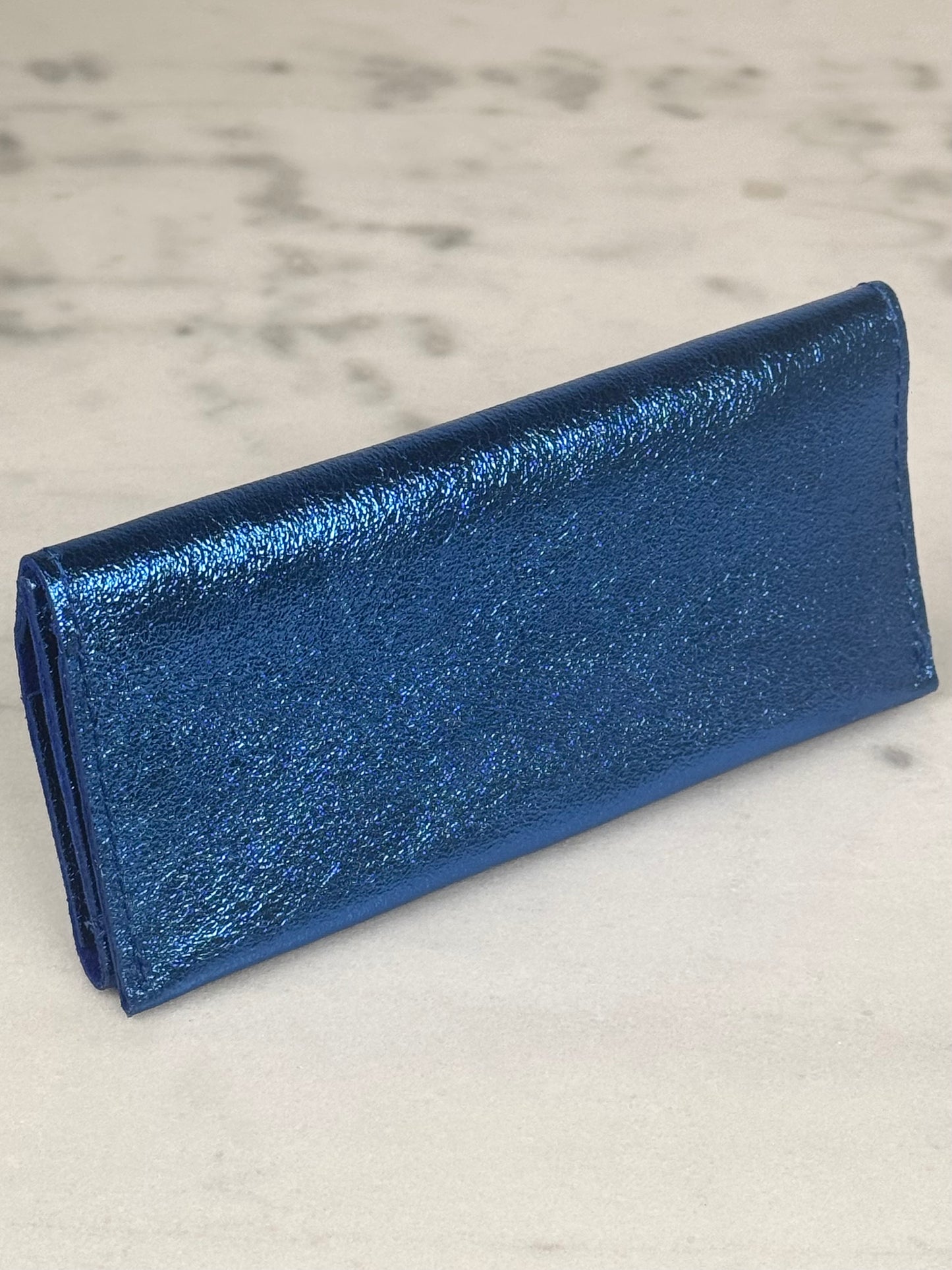 Pochette bijoux Bleue
