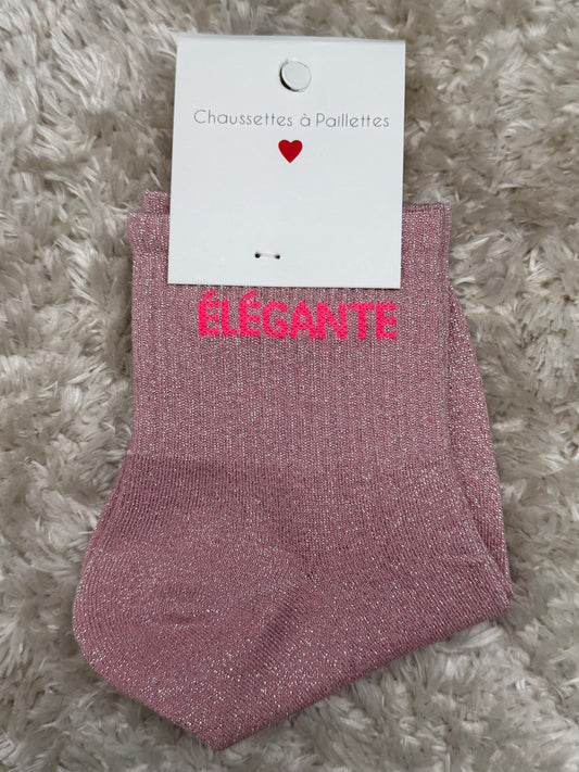 Chaussette « Élégante » Brillante