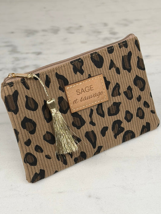 Pochette « Sage & sauvage » Taupe
