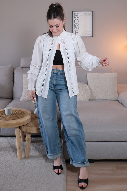Jean Balloon Fit Bleu clair