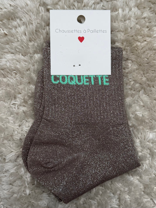 Chaussette « Coquette » Brillante