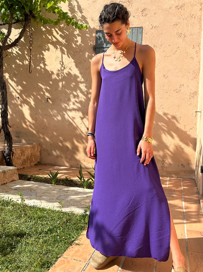 Robe Violette fluide