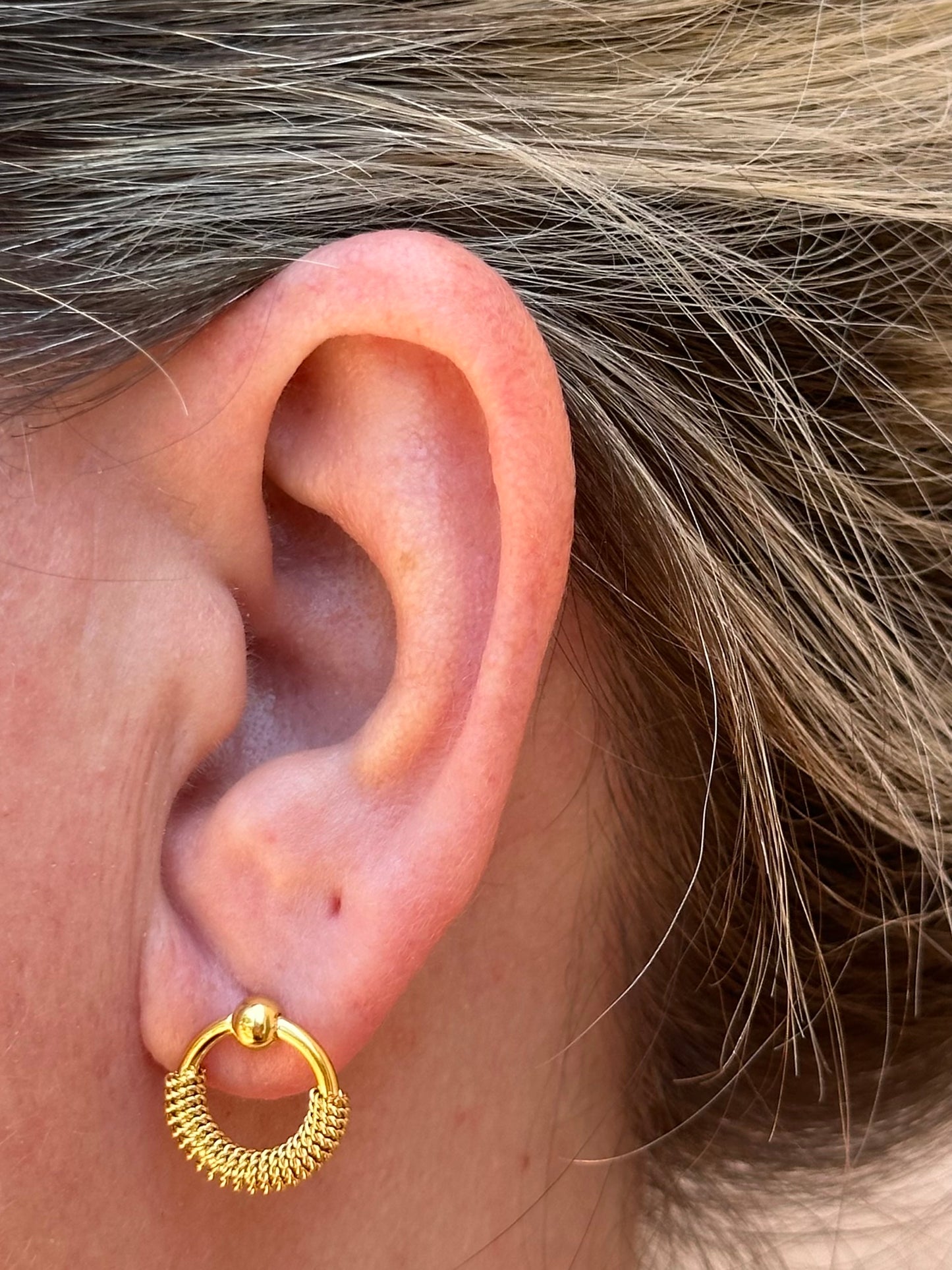 Boucles d'oreilles Emilie doré