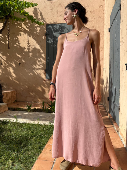 Robe Rose clair fluide