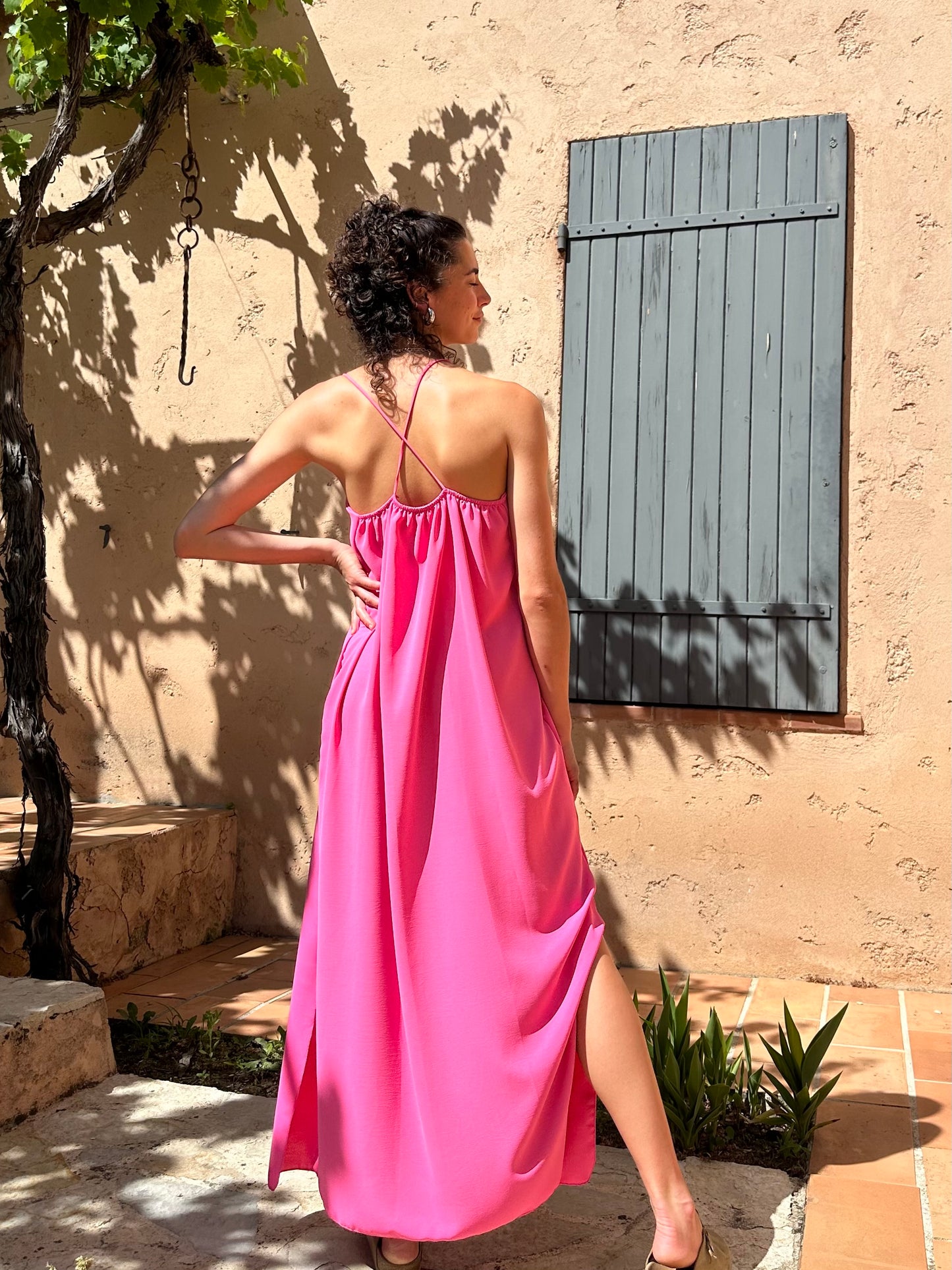 Robe Rose fluide