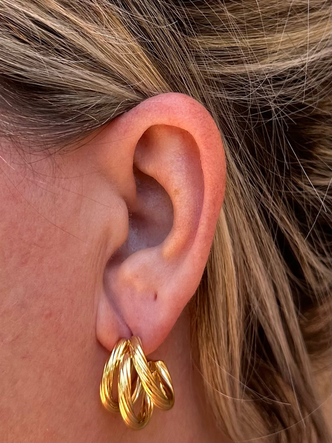 Boucles d'oreilles Marika doré