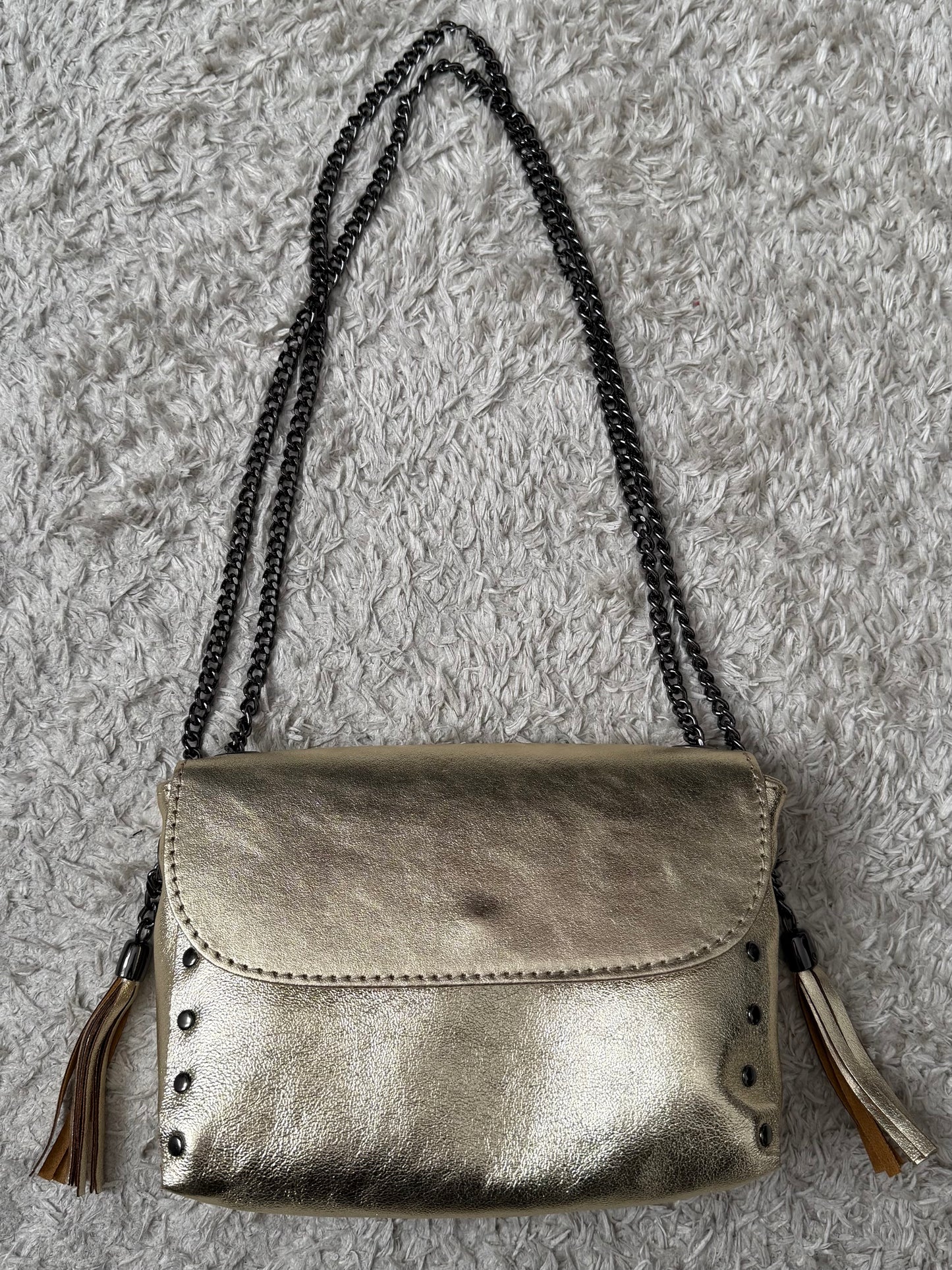 Sac cuir Or