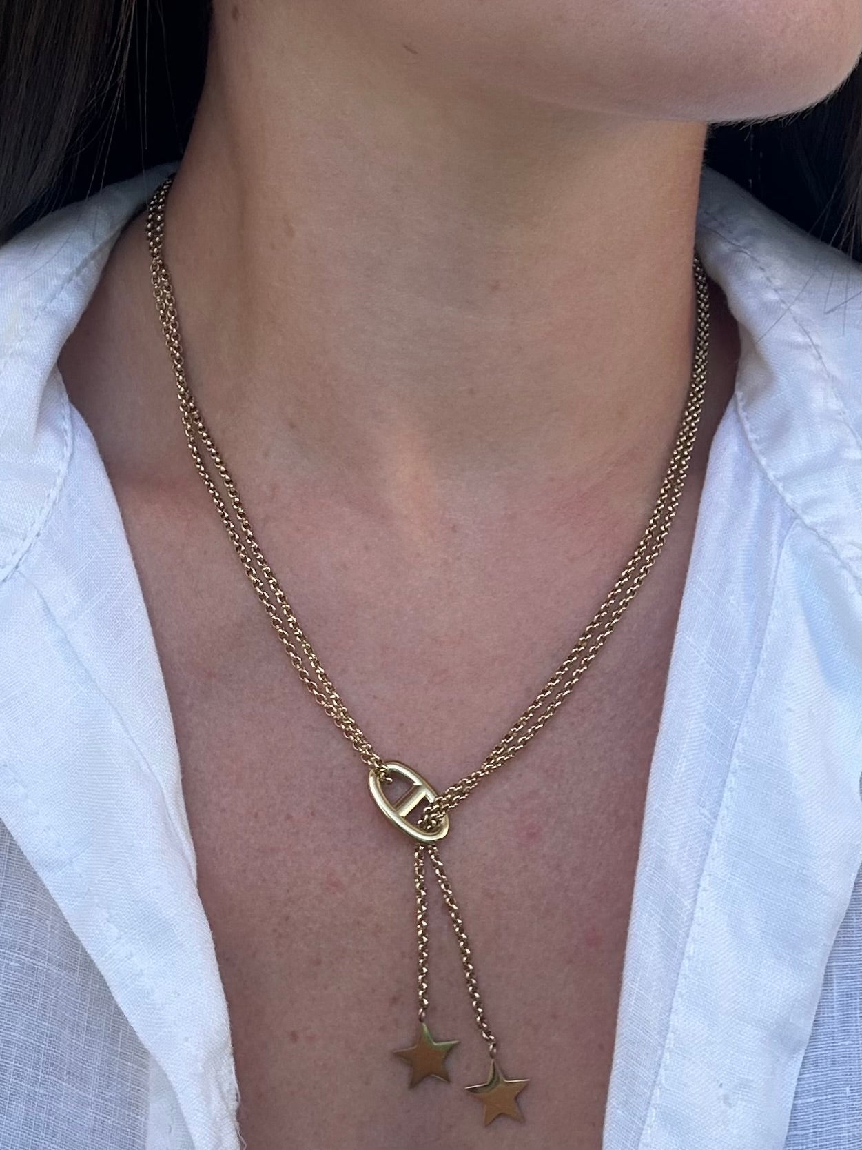 Collier Cameyrone Doré