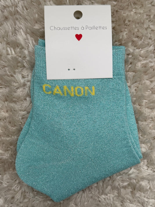 Chaussette « Canon » brillante