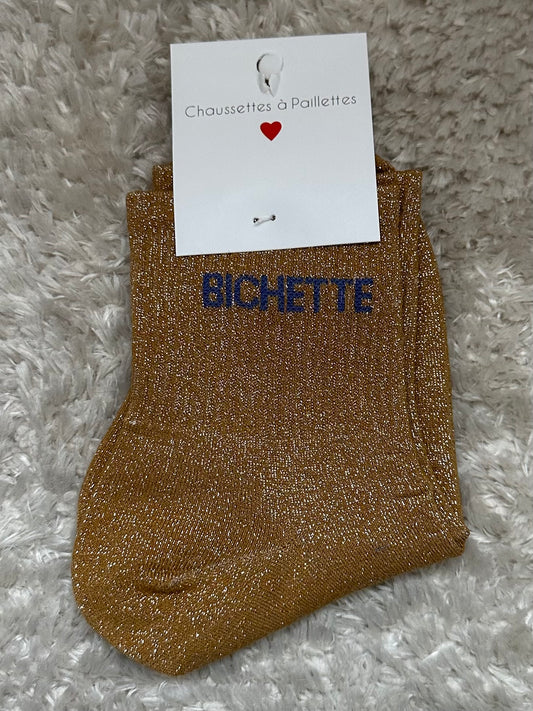 Chaussette « Bichette » Brillante