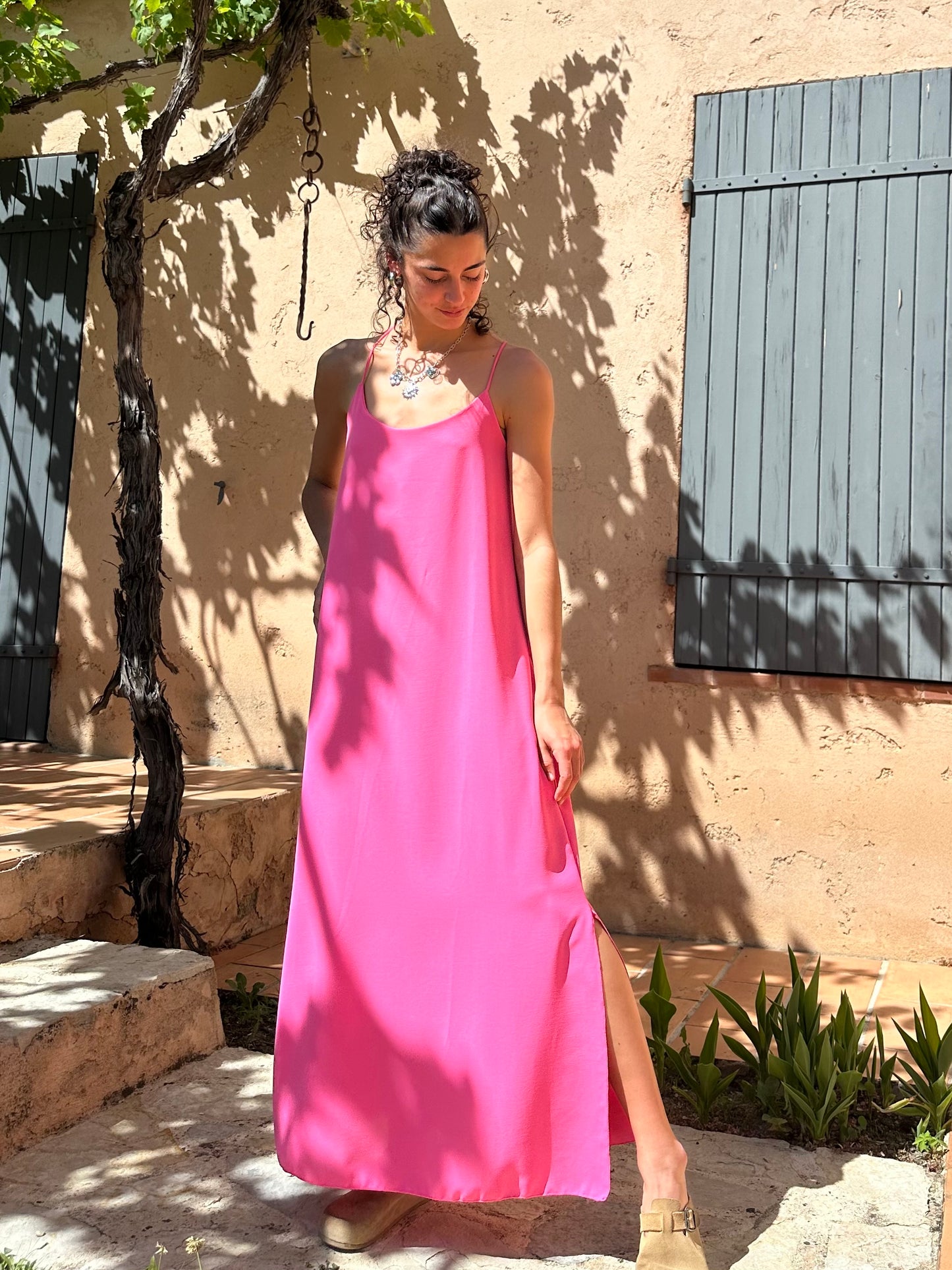 Robe Rose fluide