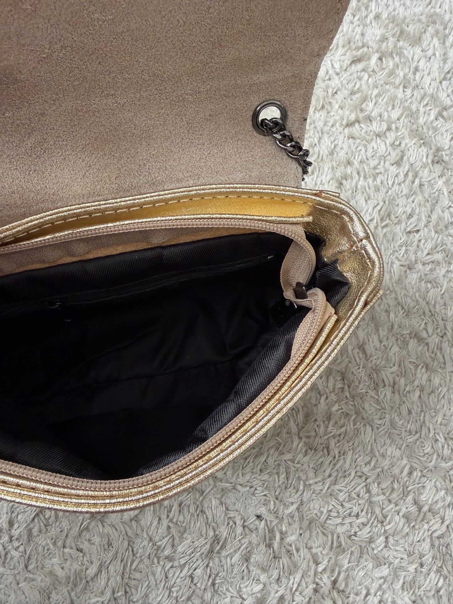 Sac cuir Or
