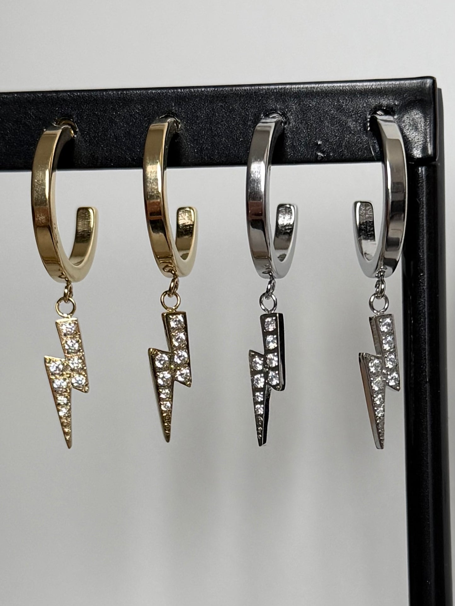 Boucles d'oreilles Éclair brillant