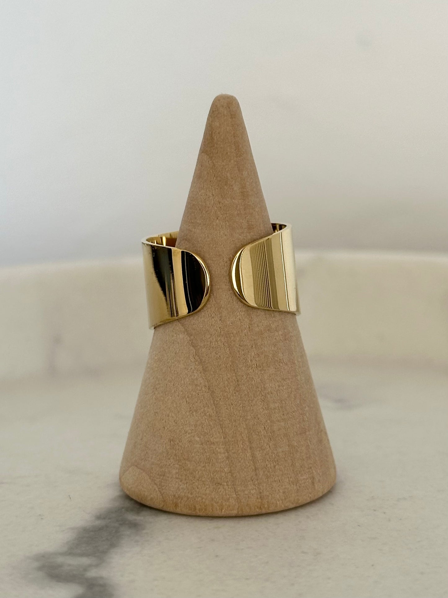 Bague Étoile Brillante Doré