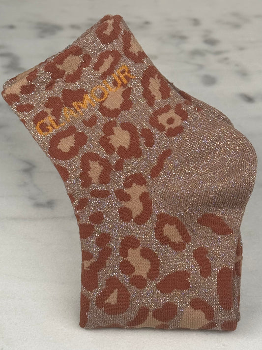 Chaussette « Glamour » léopard