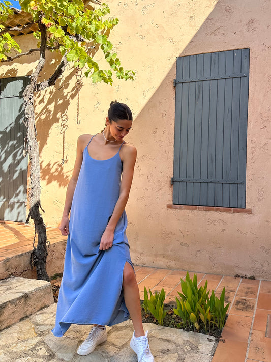 Robe Bleue fluide