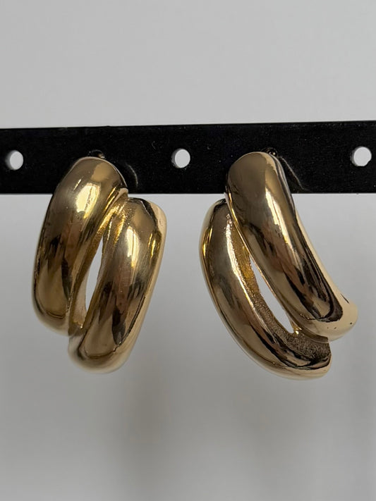 Boucles d'oreilles doré