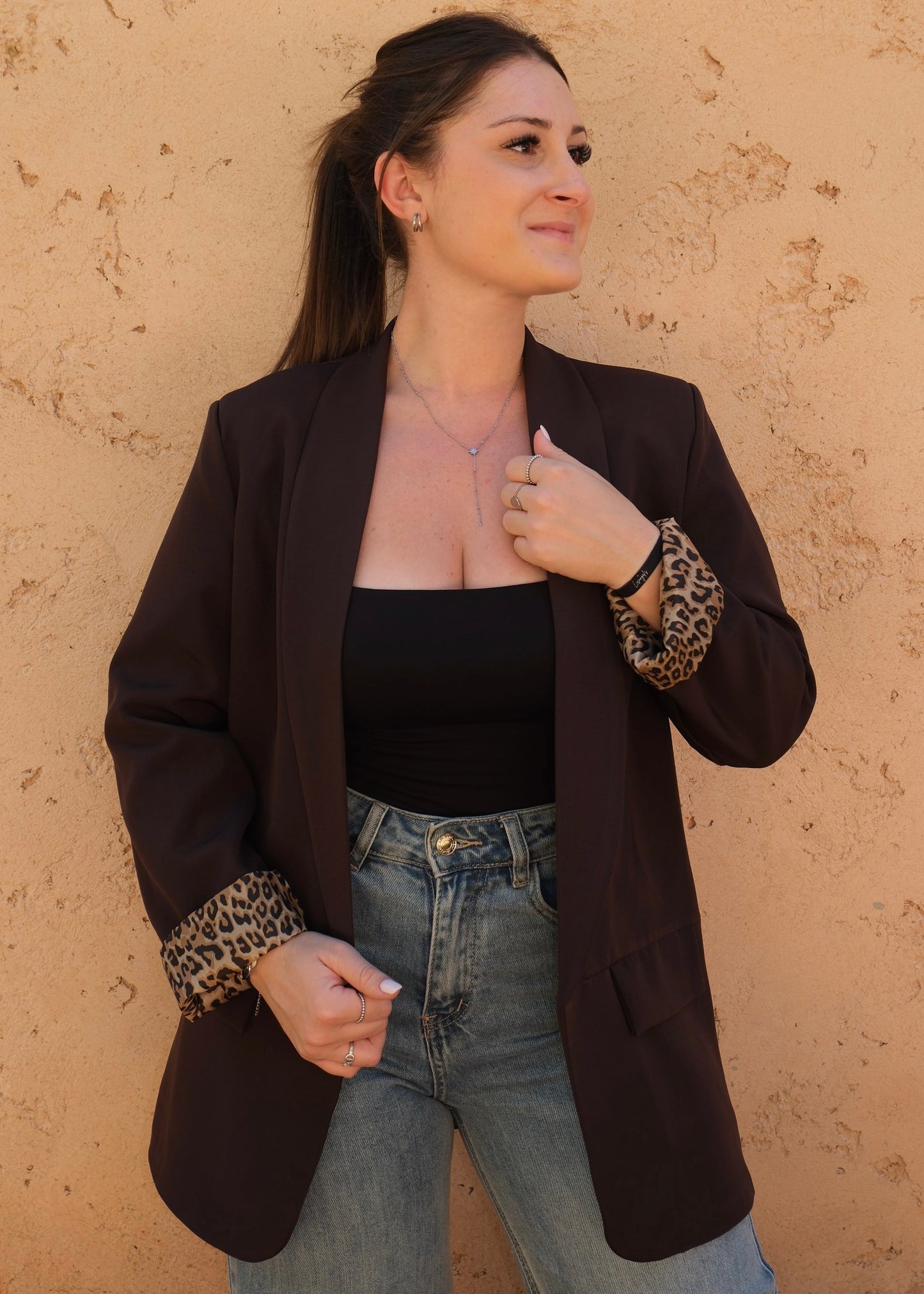 Veste Blazer Chocolat (PRÉCOMMANDE)